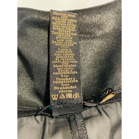 Grass Collection Black Batwing Blouse With Embellished Neckline Women’s Small - Picture 5 of 9